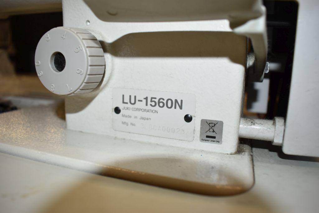 JUKI DOUBLE NEEDLE SEWING MACHINE, MODEL LU-1560N,