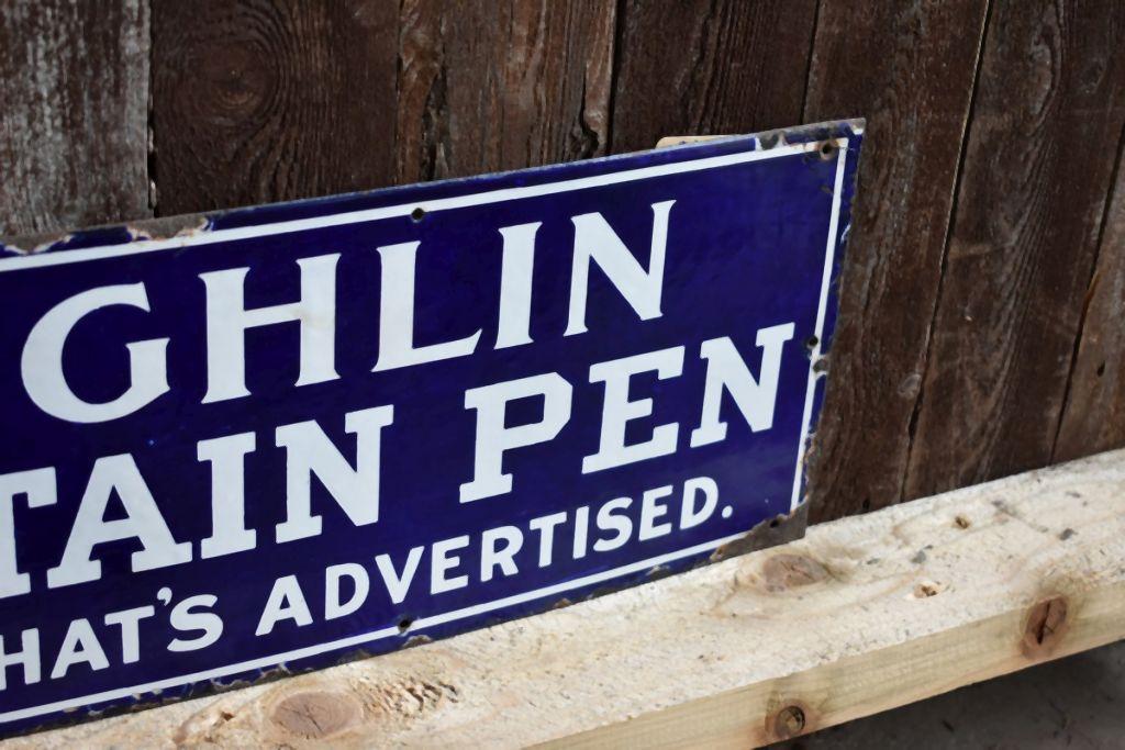 LAUGHLIN FOUNTAIN PEN "THE KIND THAT'S ADVERTISED"