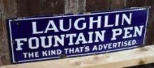 LAUGHLIN FOUNTAIN PEN "THE KIND THAT'S ADVERTISED"
