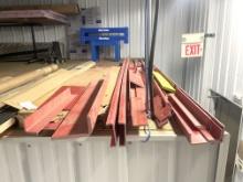 RED INSULATION; (2) 1/4" X 4' X 8', (1) 1/2" X 4' X 8', AND RED ANGLE AND U-CHANNEL