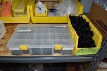 PLASTIC PART CONTAINER AND YELLOW BINS WITH 1/2" KD