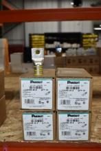 (4) BOXES WITH PANDUIT COPPER LUGS, STANDARD BARREL,