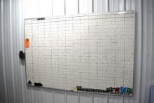 MAGNETIC WHITE BOARD, 4'H X 6'W