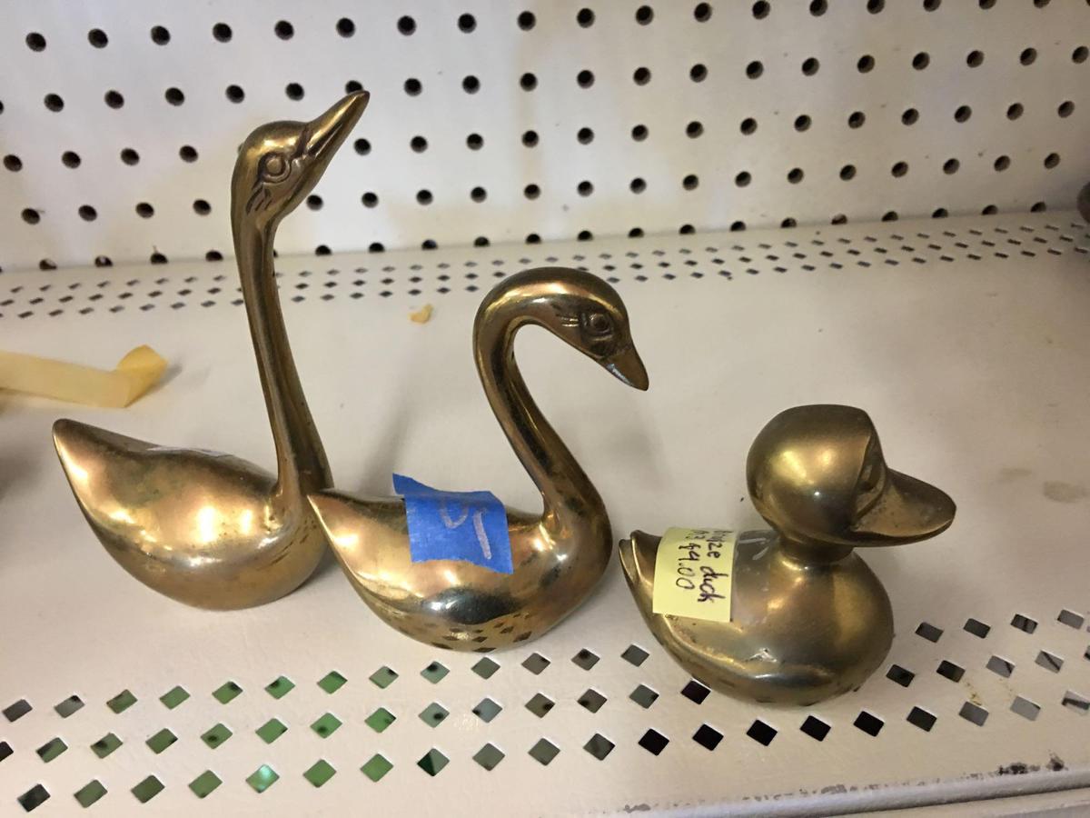 Bronze Birds. Ducks