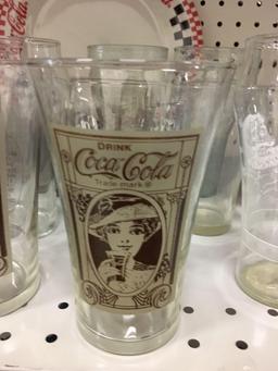 Coca-Cola Glasses & Plate