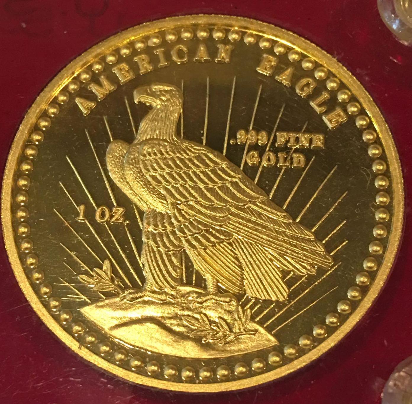 GOLD 1980-1981 US American Eagle 5 Coin Set