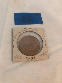 1962 Kiethsburg, ILL 10-43 Coin