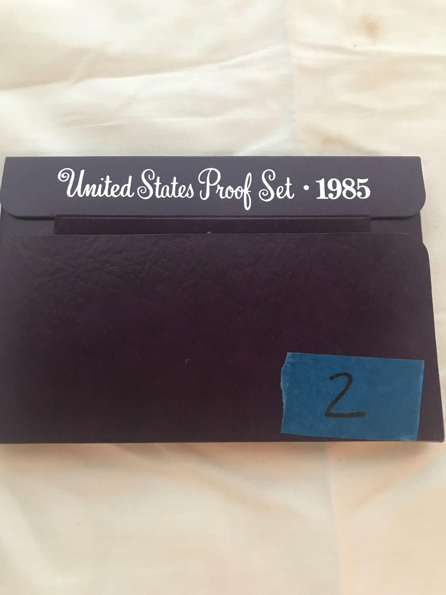 United states proof set 1985