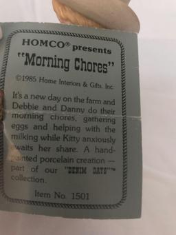 HOMCO Denim days Collection ?morning chores? item number 1501