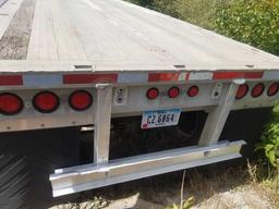Aluminum flat trailer 48'