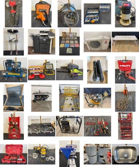 Estate-Tools Galore, Electronics, & Building Mats