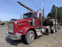 2018 Kenworth T800 Quad-Axle Log Truck