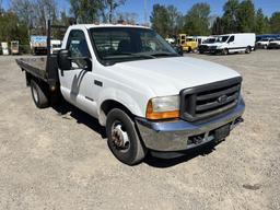2001 Ford F350 SD Flatbed Truck