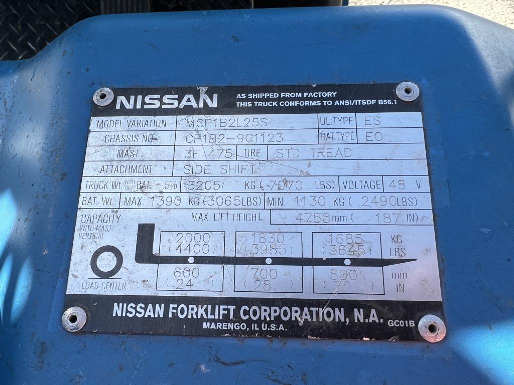 Nissan MCP1B2L25S Forklift