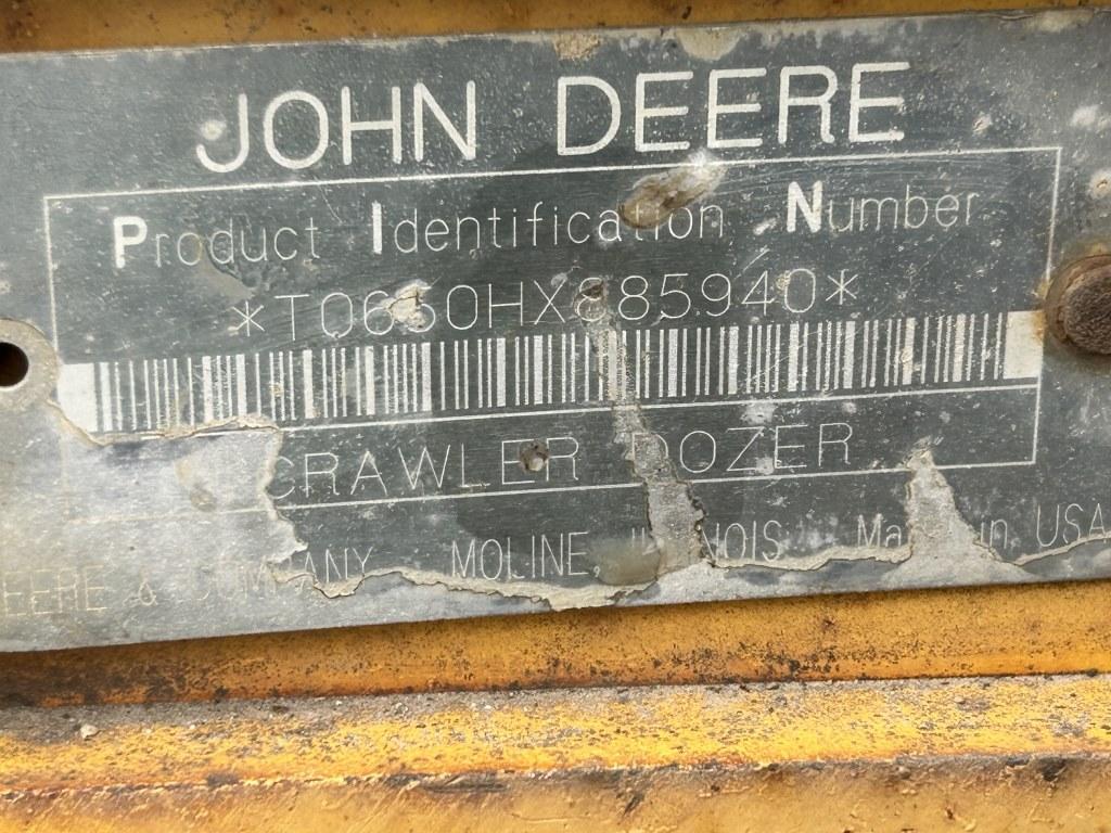 2000 John Deere 650H LT Crawler Dozer