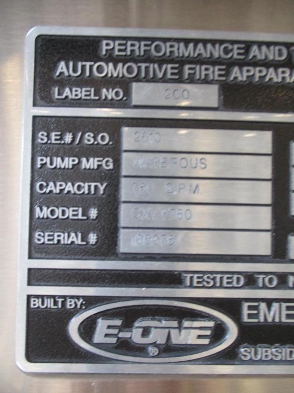 2001 Ford F550XLT E-One Midi-Pumper Rescue.