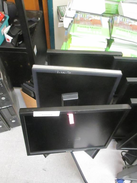 (2) Dell 19" and (1) 17" LCD Monitors