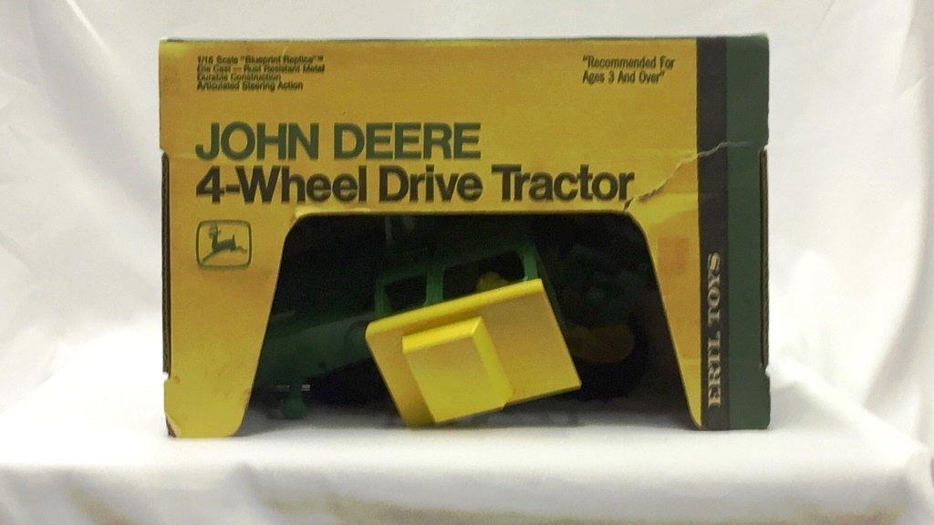 Ertl John Deere 4 Wheel Drive Tractor 1/16 Scale