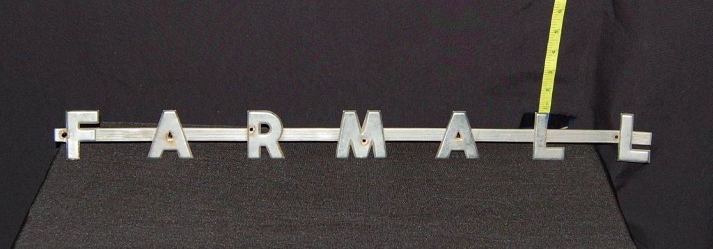 Farmall Tractor Name Plate