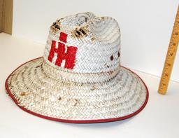 IH Painted Straw Hat