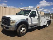 2008 Ford F550 Flatbed Truck,