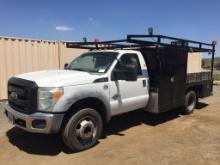 2012 Ford F450 Super Duty Flatbed Truck,