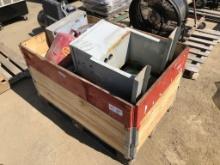 Crate of Misc Items, Including Tool Boxes,