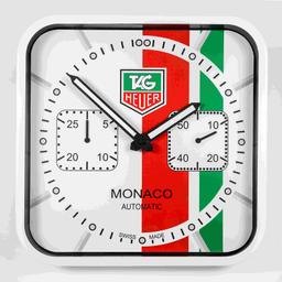 TAG HEUER Monaco "White Edition", wall clock