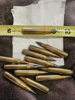 Lot of (12) .222 Remington Magnum Rifle Cartridges