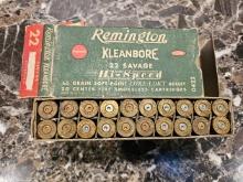 Remington Kleanbore 22 Savage Hi-Speed 65 Grain Casings