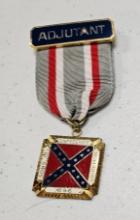 Vintage 1980's Son of Confederate Veterans Adjutant Medal Ribbon