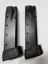 Lot of (2) Sig Sauer P226 9mm Pistol Magazine 20 Round + Grip Extender