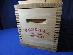 Federal Wooden Ammo Box