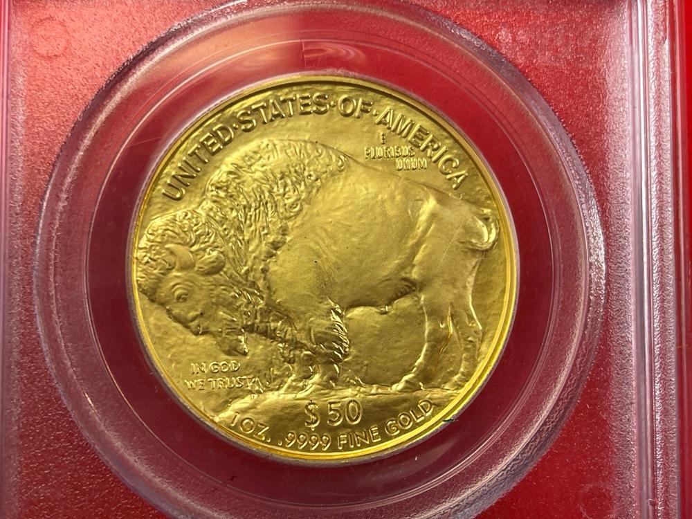 PCGS MS69, 2006 $50 American Buffalo, .9999 Fine Gold Coin (EX)