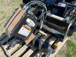 Lowe Hyd. Auger 750 w/12" w/Skid Steer Quick Attach (New)