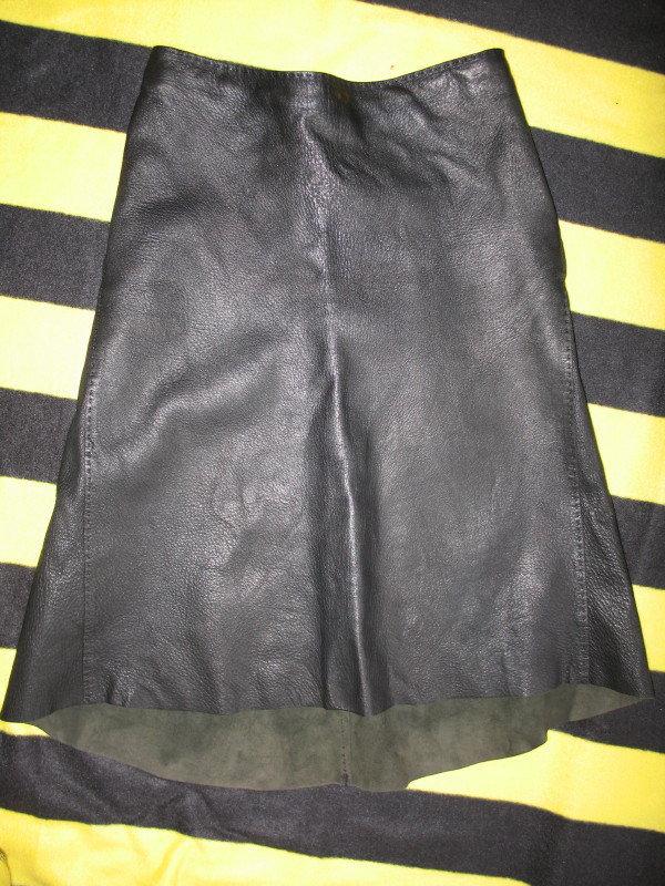 Pre-owned Lady Hermes midi leather skirt