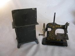 German toy Sewing machine 13cm with