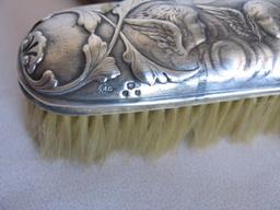 Mixed:- 1900s Sterling Silver handle vanity