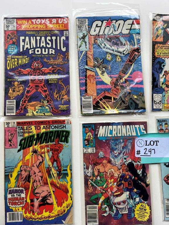 Marvel Fantastic Four 93 Oct 1980, GI Joe 8 Feb 1982