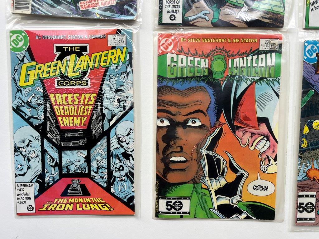 DCs Green Lantern Comics Vols 190, 202, 203, and 204