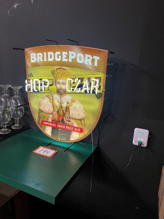 Bridgeport "Hop Czar" Lighted Sign