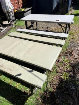 "Lifetime" Picnic Table and Bench