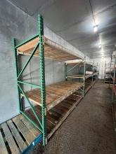 Wood and Metal Heavy Duty Industrial Shelves