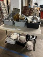 Restaurant Style Plates, Containers, Tubs