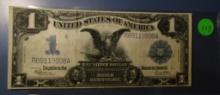 1899 $1.00 BLACK EAGLE SILVER CERTIFICATE NOTE XF