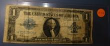1923 $1.00 SILVER CERTIFICATE NOTE VG