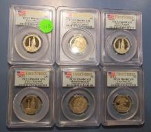LOT OF EIGHTEEN MISC. 2013-S CLAD STATE QUARTERS PCGS PF-69 DEEP CAMEO (18