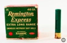 25 Shells Vintage 2 1/2 Inch Paper .410 GA Cartridges