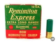 Vintage Box Remington Express 12GA - 2 /3/4inch - 3 2/4 - 1 1/4 - 4 Ammunition