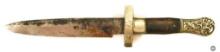 Rare Antique Philip & Speyer Buffalo Horn Grip Dagger - Pre Civil War